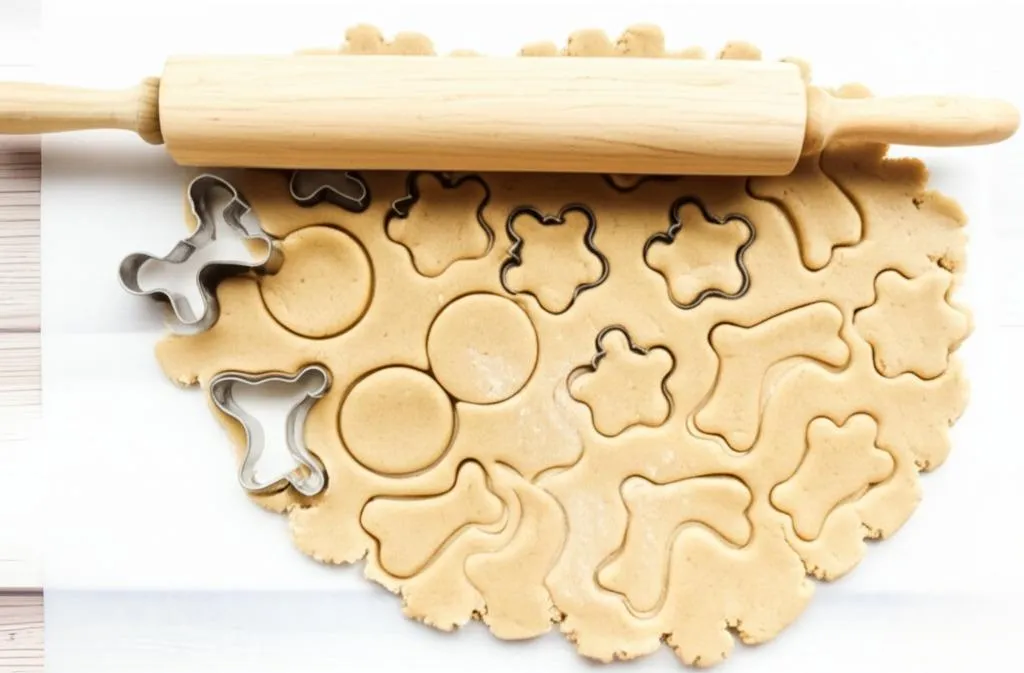 Peanut Butter Banana Dog Biscuits