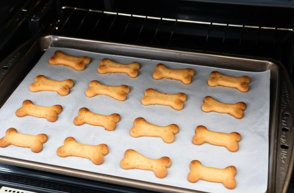 Peanut Butter Banana Dog Biscuits
