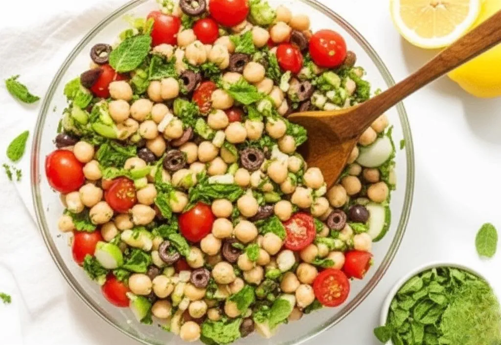 Mediterranean Chickpea Salad Recipe
