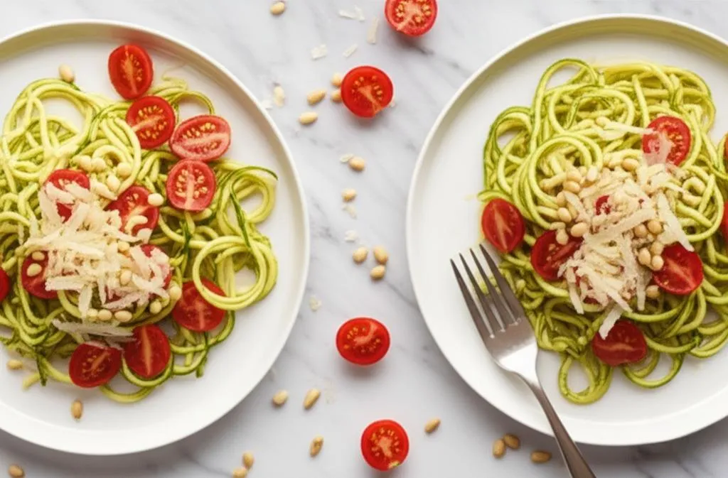 Pesto Zucchini Noodles Recipe
