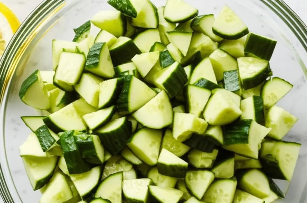 Cucumber Chickpea Salad