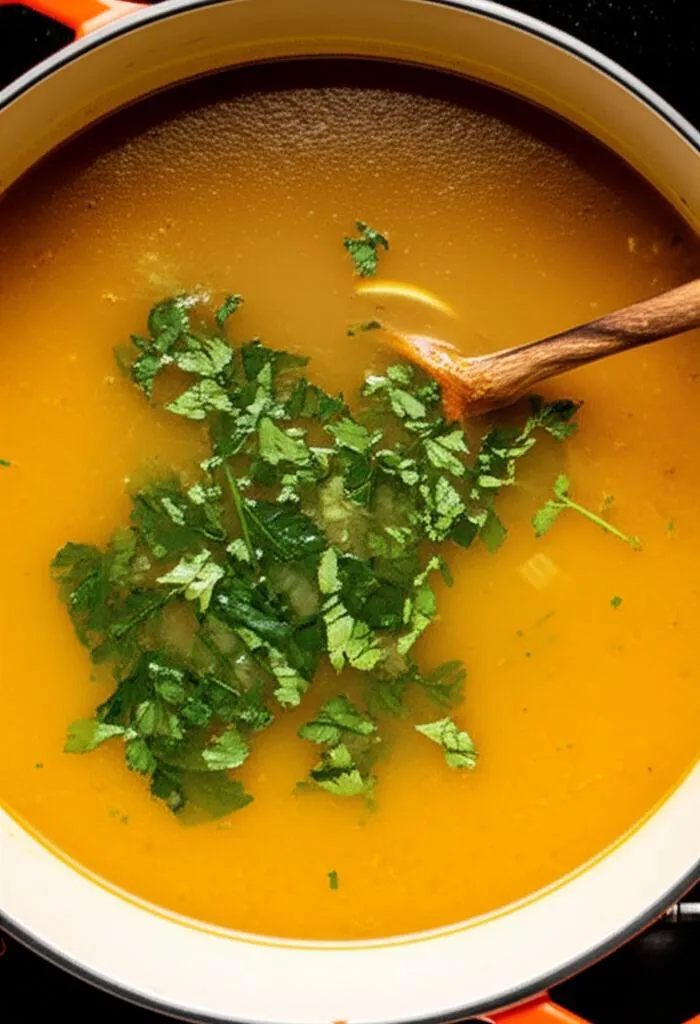 High-Protein Lemon Turmeric Chicken Soup Recipe