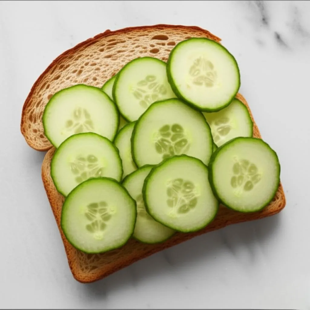 Cucumber-Avocado-Tomato Sandwich Recipe