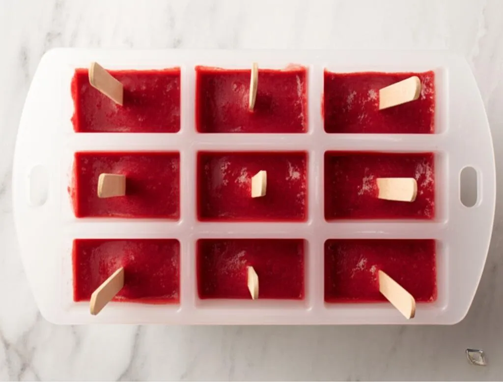 Raspberry Peanut Butter Popsicle