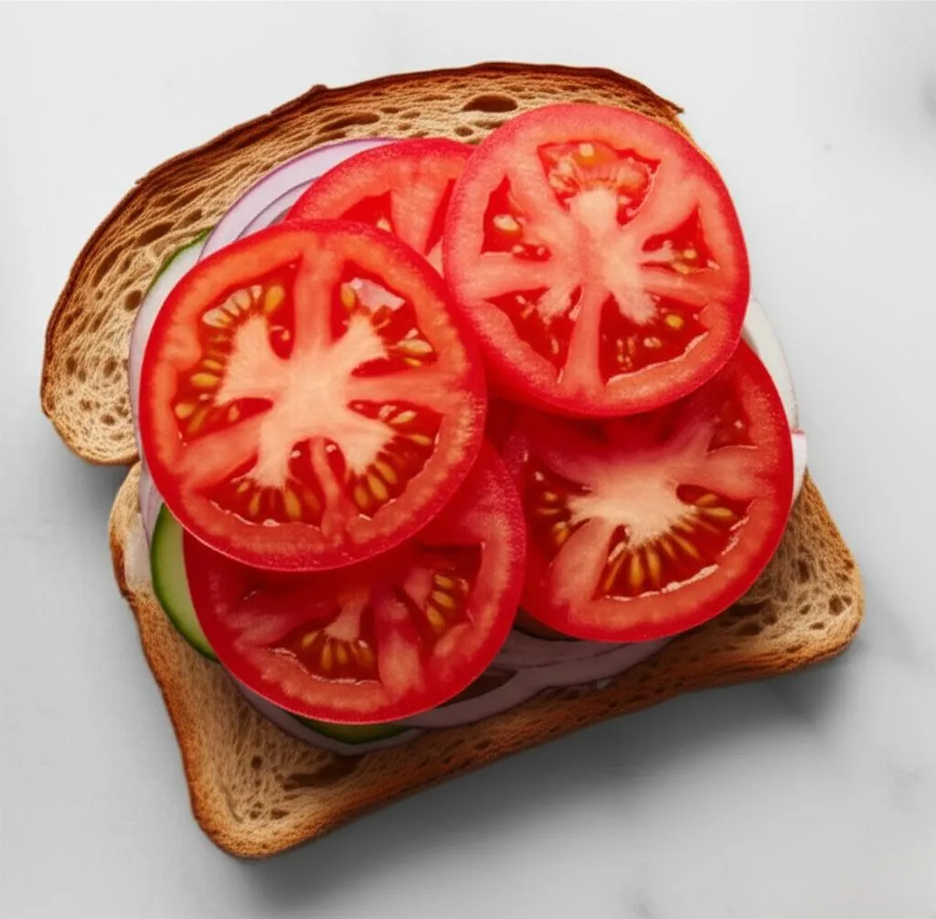 Cucumber-Avocado-Tomato Sandwich Recipe