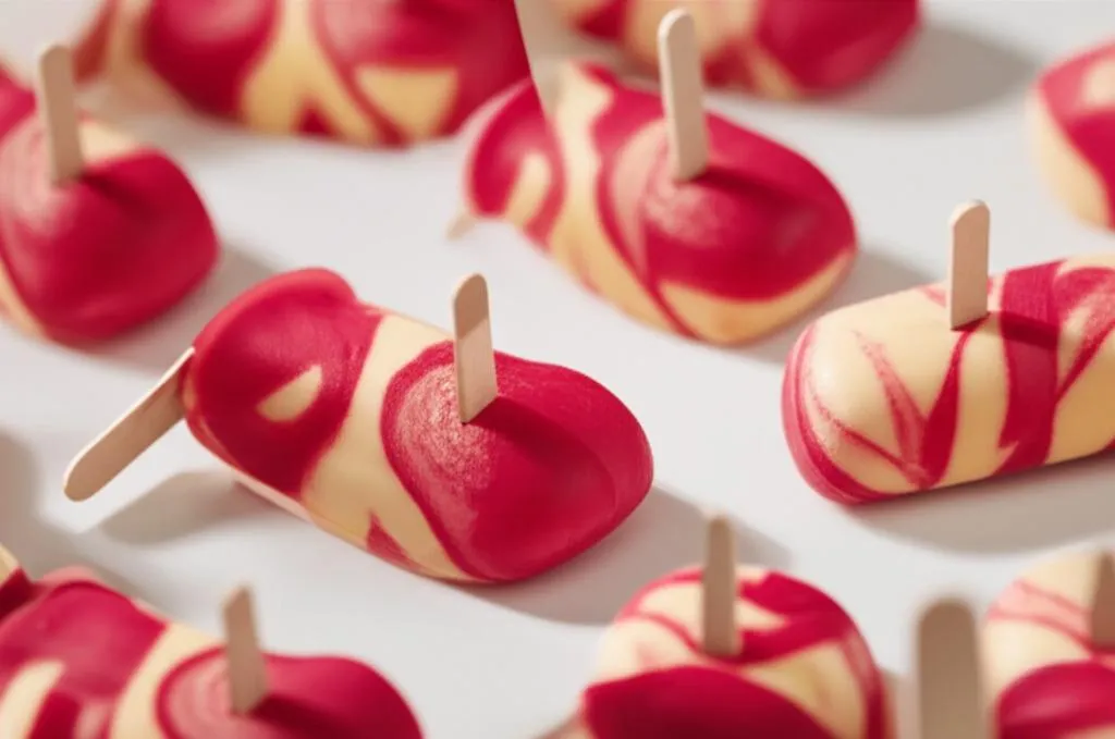 Raspberry Peanut Butter Popsicle