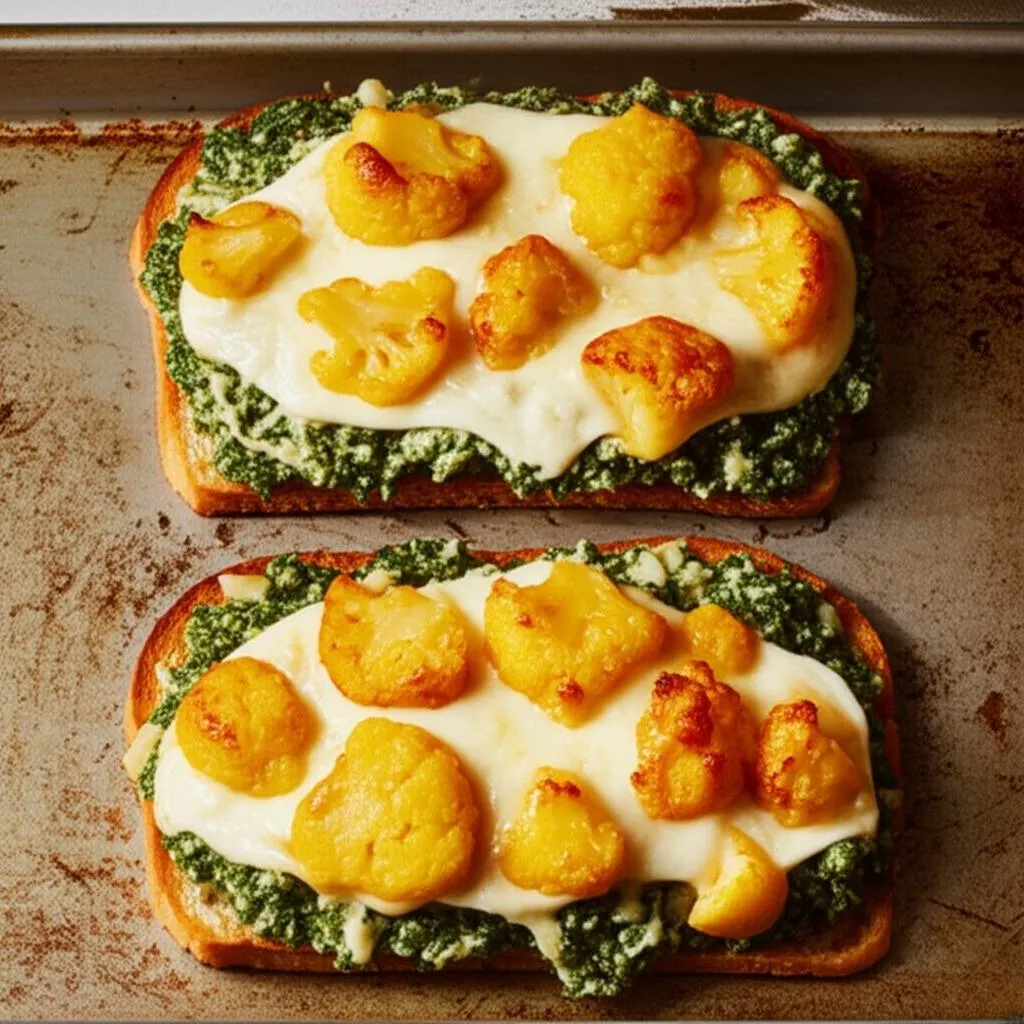 Cauliflower Spanakopita Melt Recipe