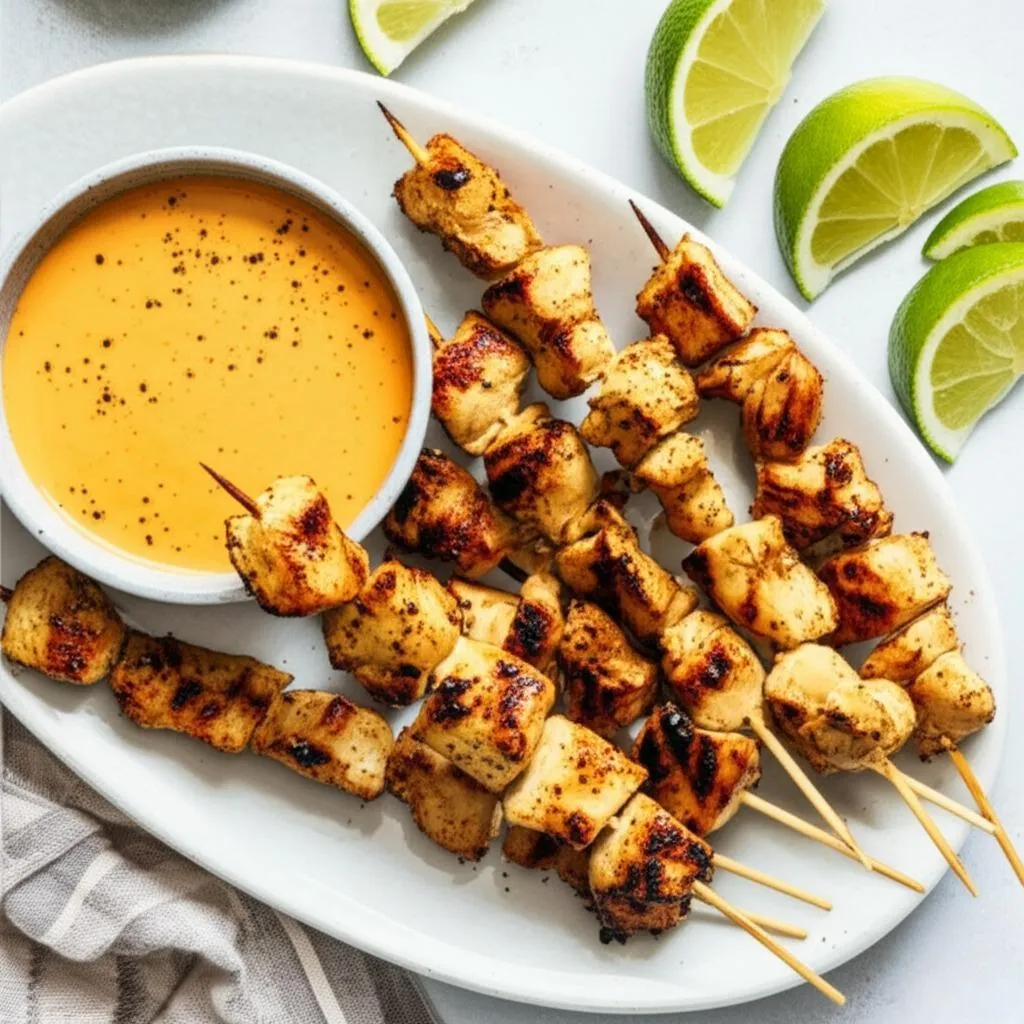 Chicken Satay Skewers Recipe