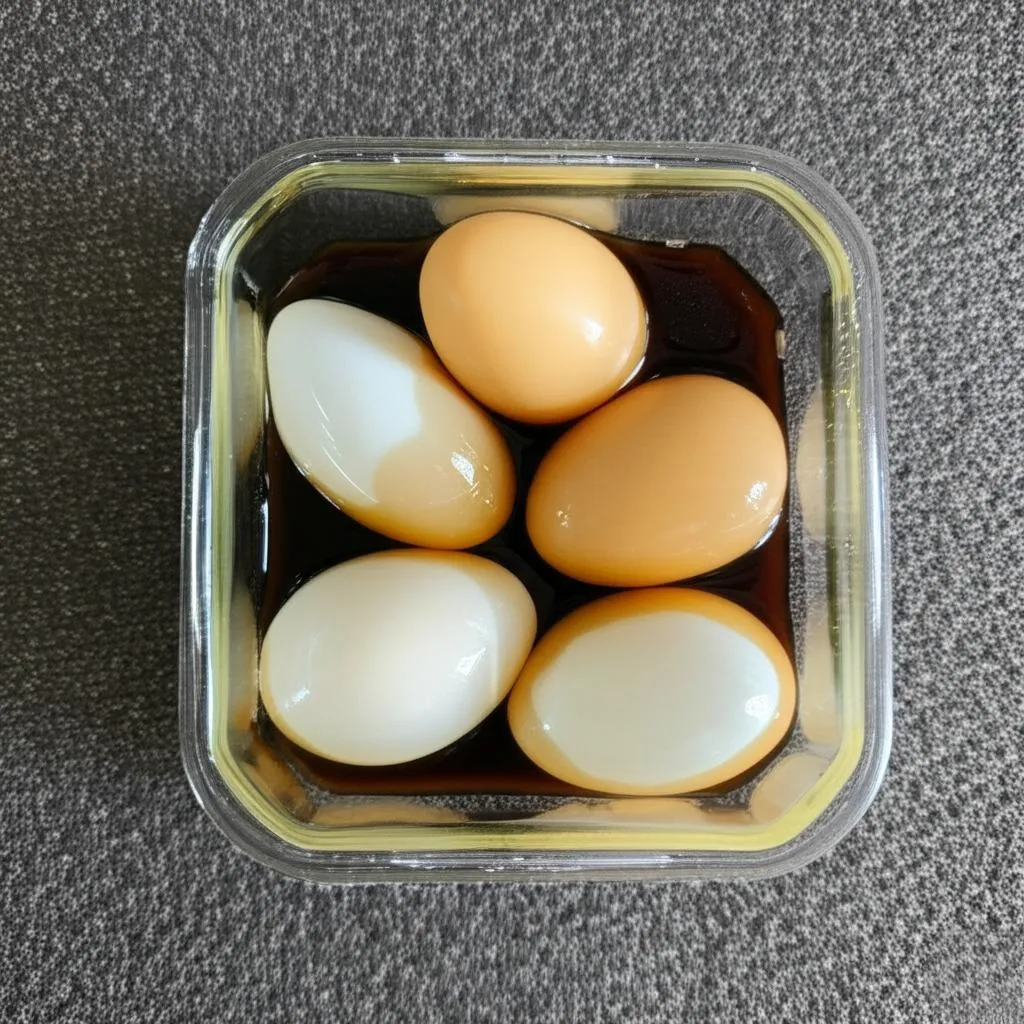 Korean Soy Sauce Marinated Eggs Recipe