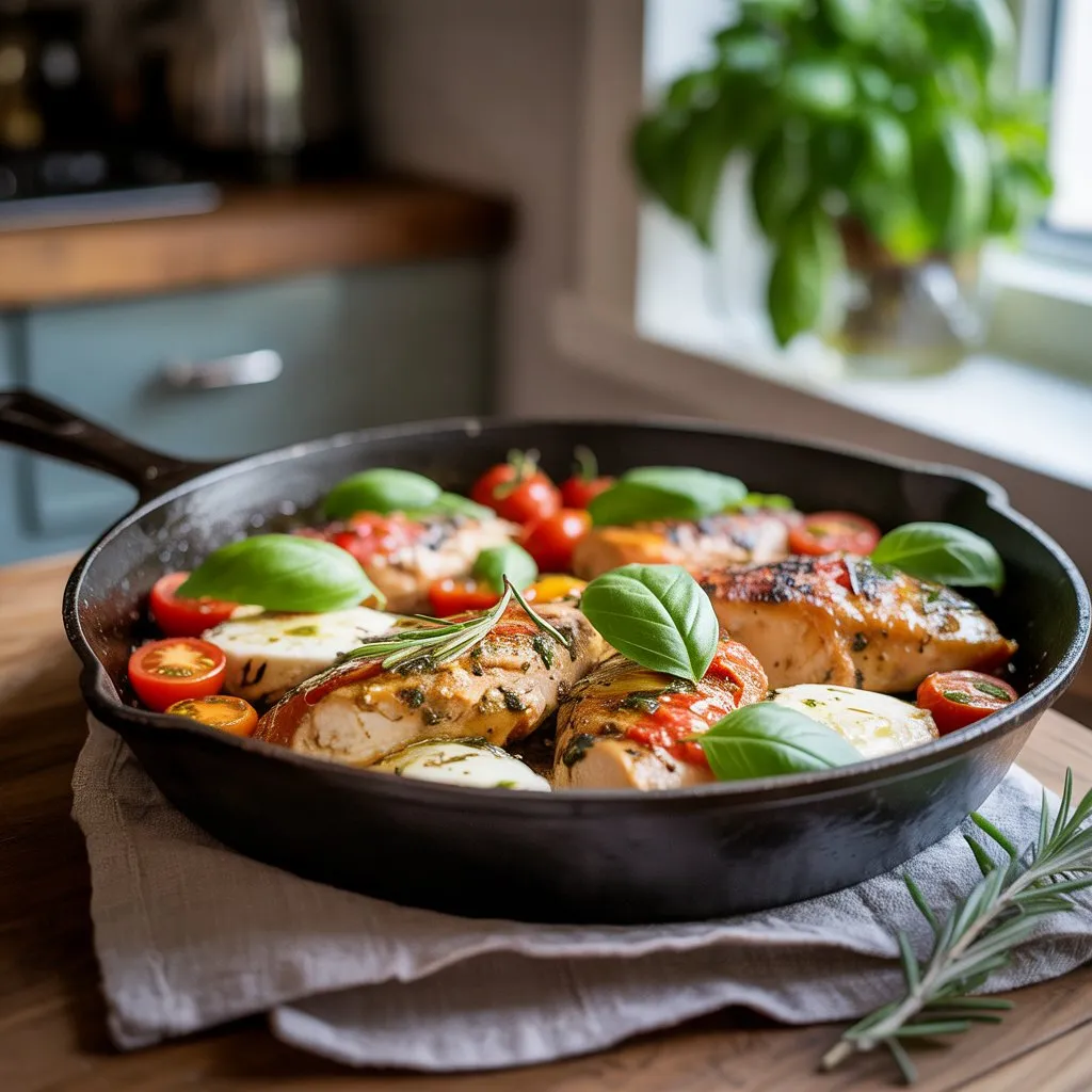 Caprese Chicken Skillet