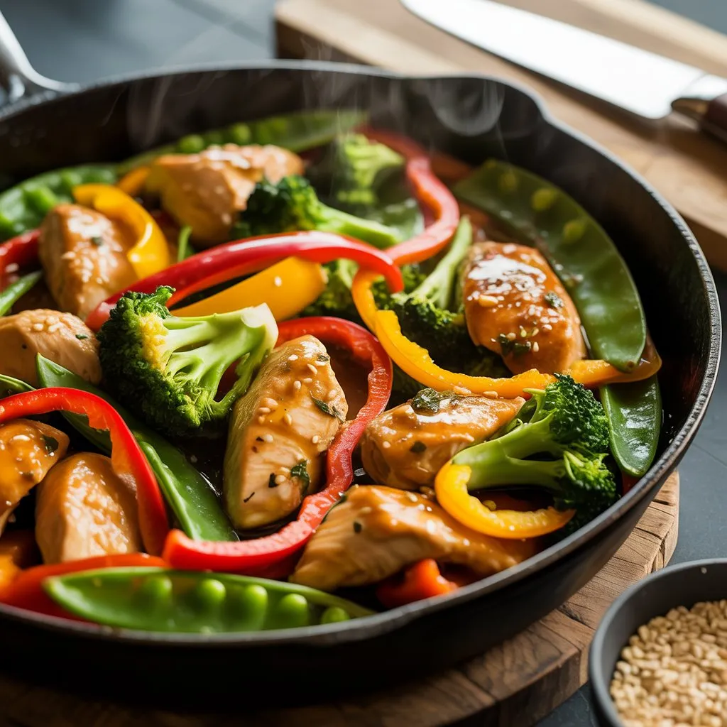 One-Pan Chicken and Veggie Stir-Fry