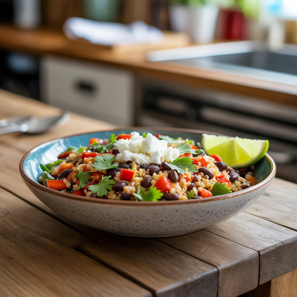 Quinoa and Black Bean Bowl