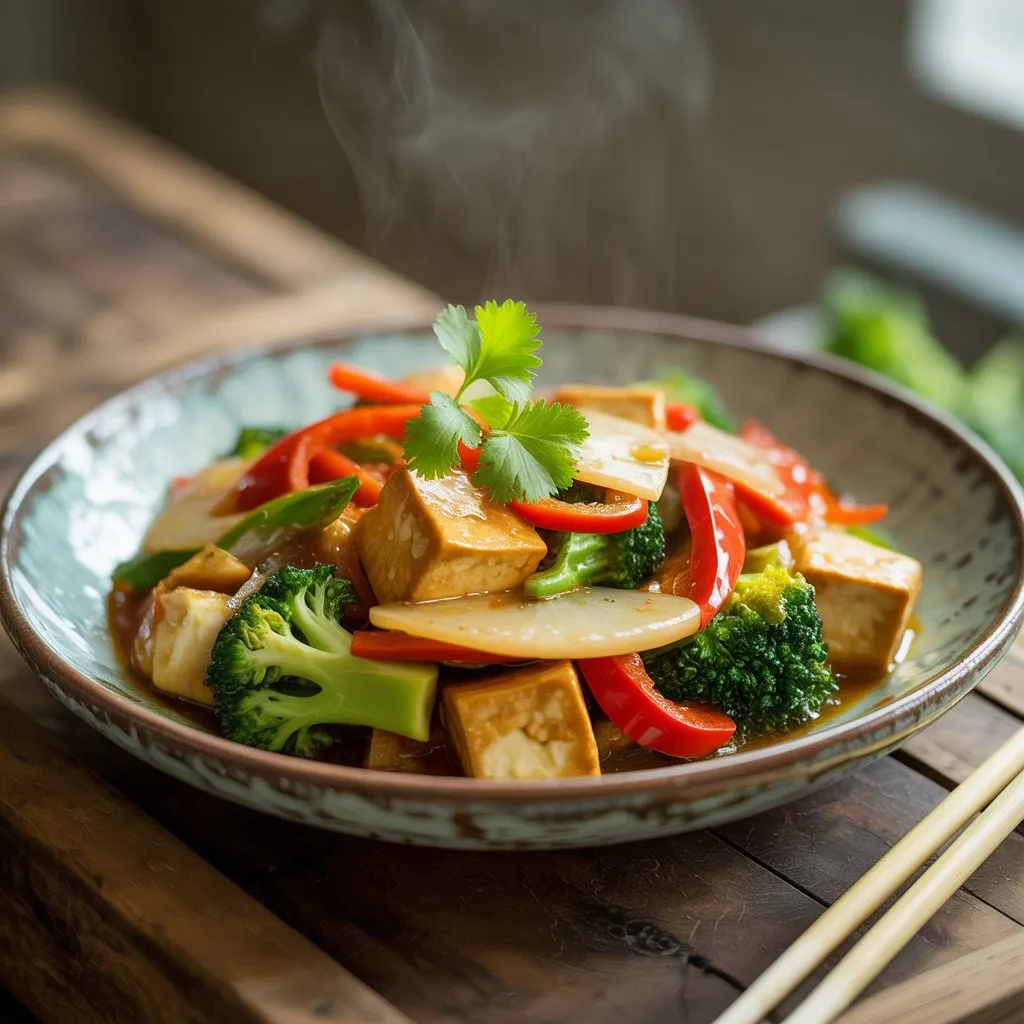 Tofu and Veggie Stir-Fry