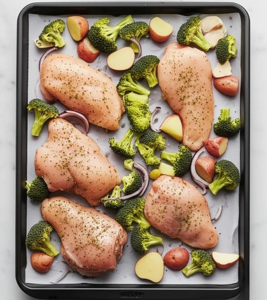 One-Pan Chicken & Veggie Recipe