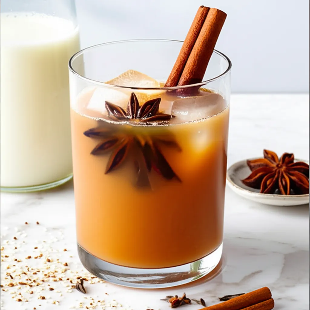 Iced Chai Coconut Mocktail Recipe