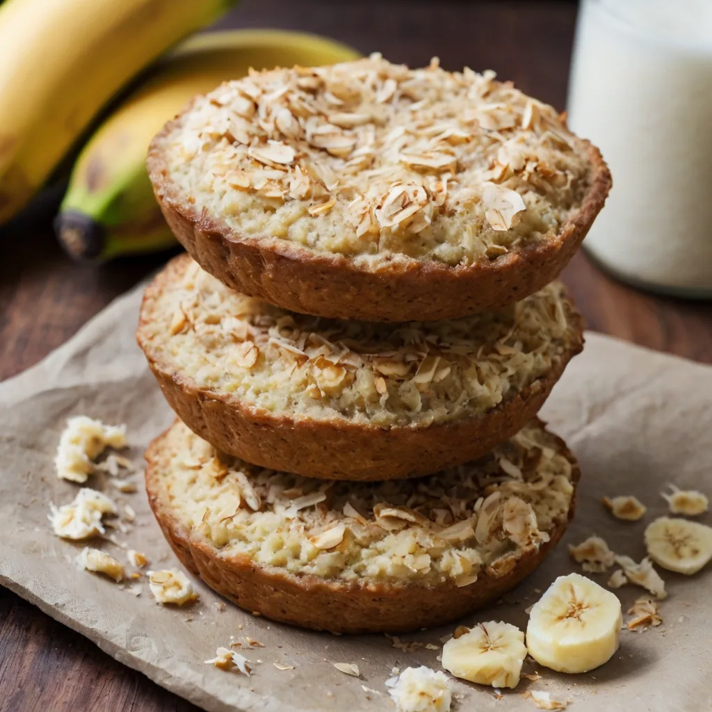  Coconut Banana Bread
Banana bread without refined sugar