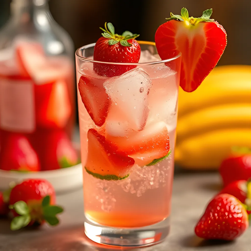 Strawberry Spritzer Best Fruit Drink Recipes