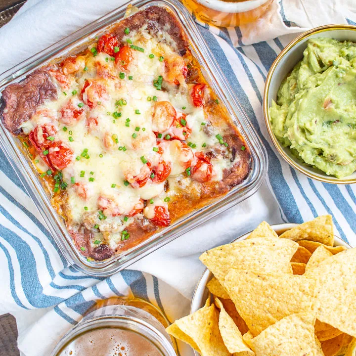 Cheesy Baked Taco Dip