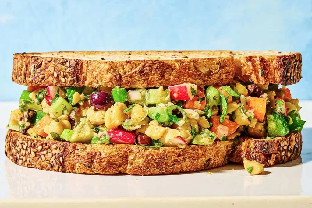 Chickpea Salad Sandwiches RecipRecipes 