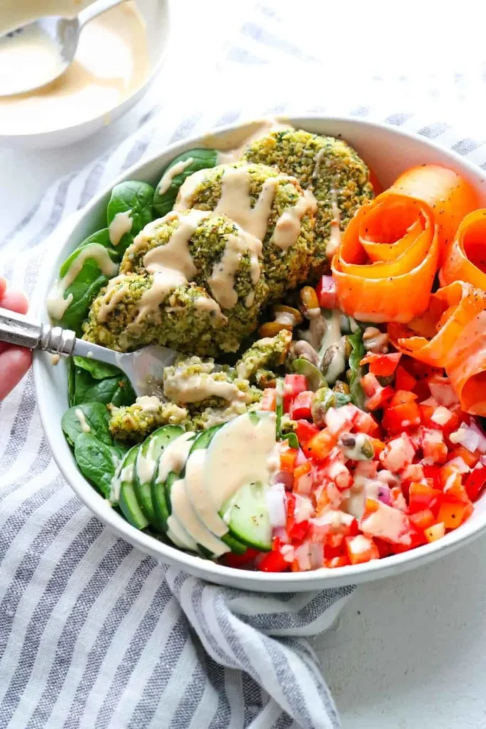 Oven-baked falafel Bowls