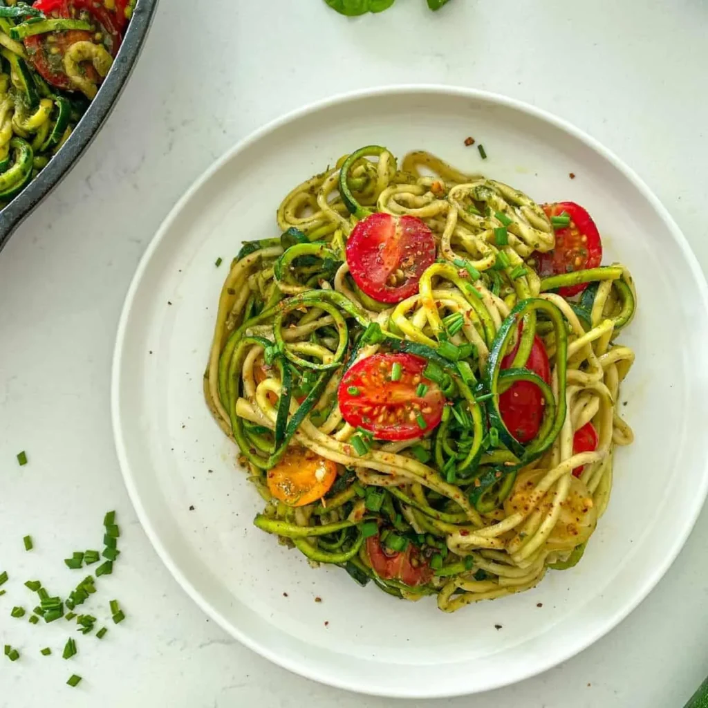 Zucchini Noodles with Pesto