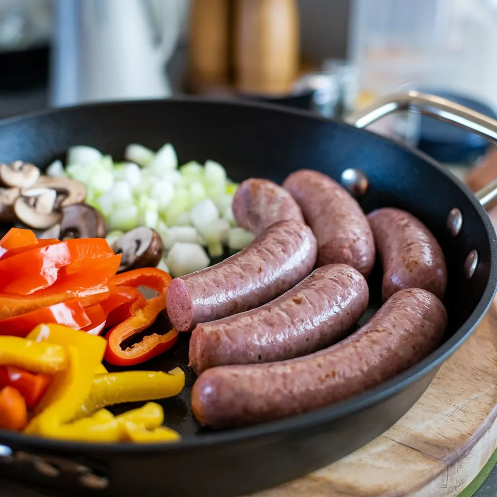  Sausage and Veggie Skillet