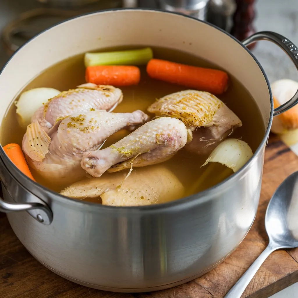 Basic Chicken Stock Chicken Broth recipes