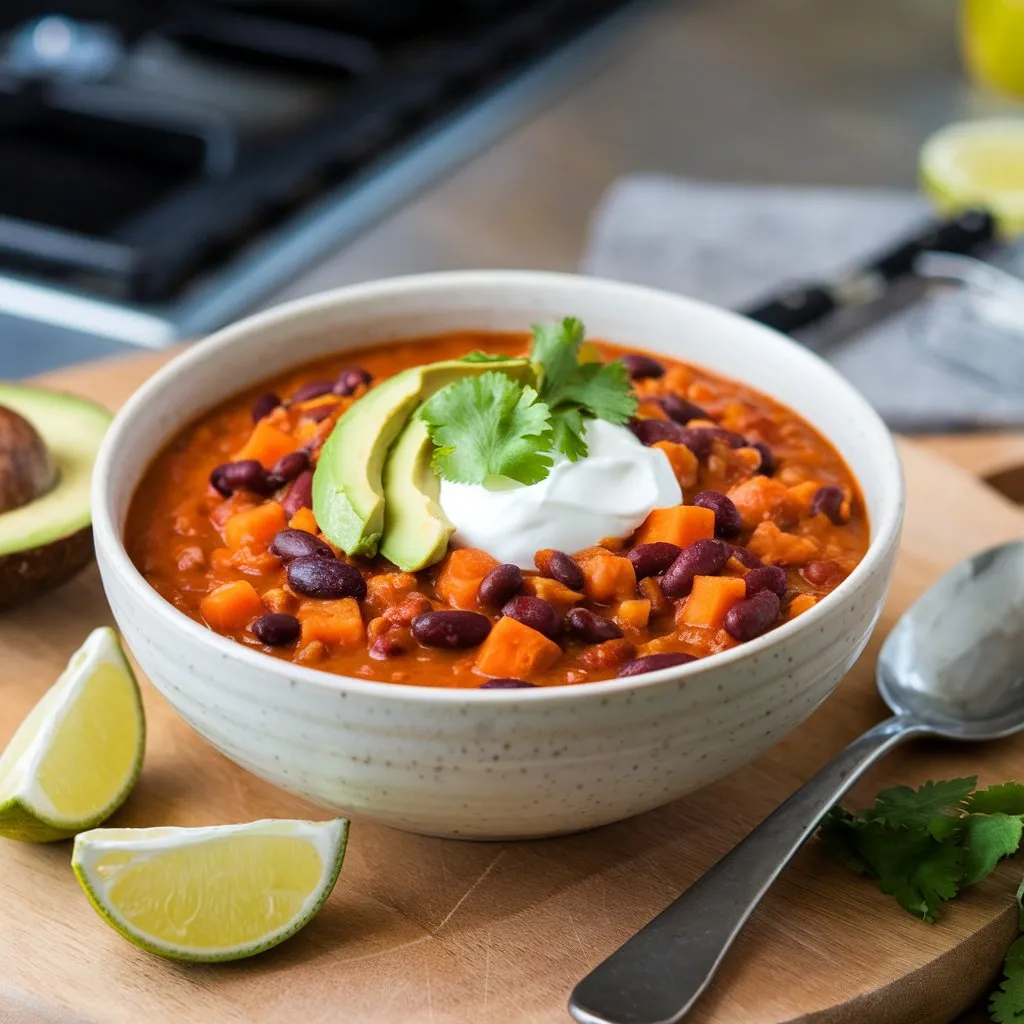 Sweet Potato & Black Bean Chili