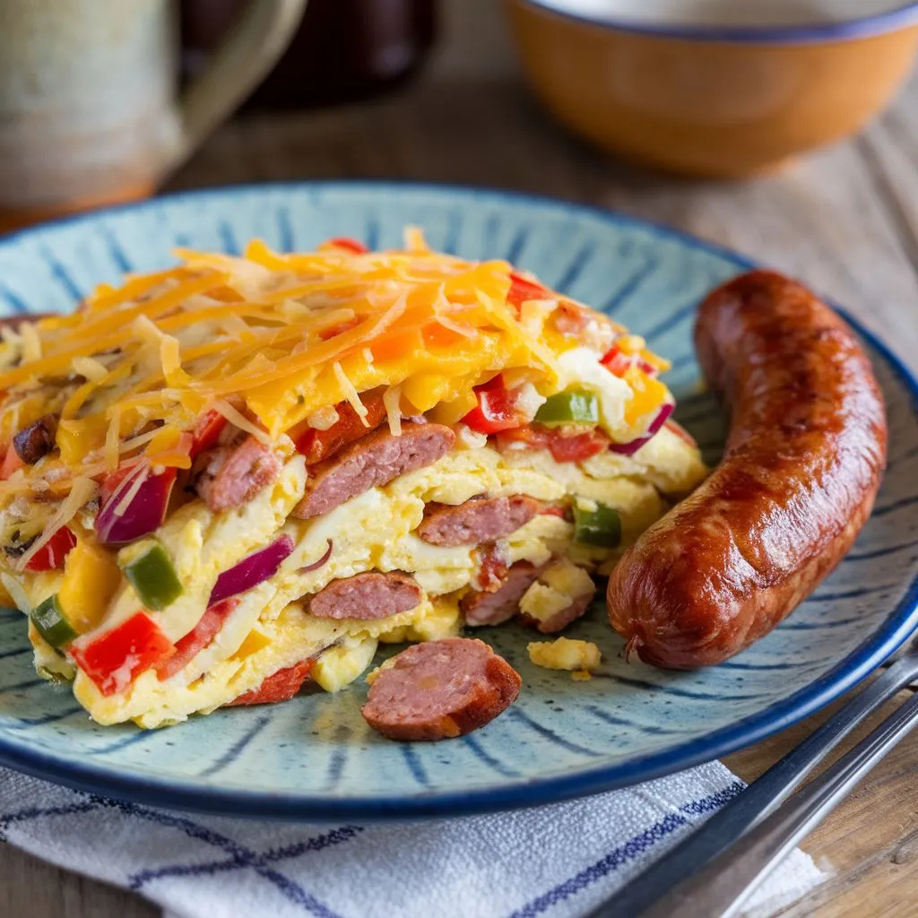 Breakfast Scramble with Sausage