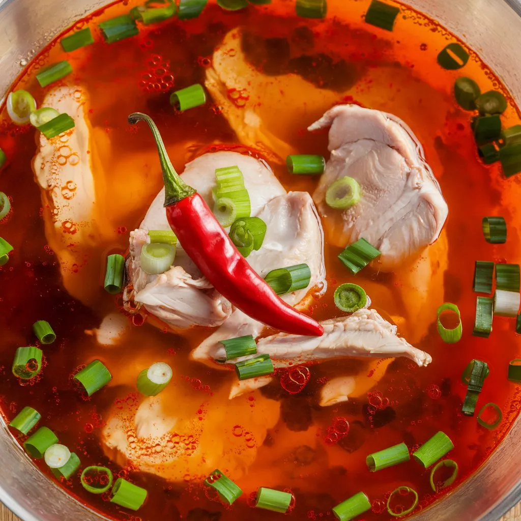 Spicy Chicken Broth