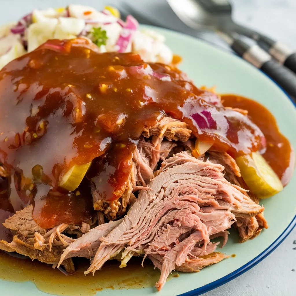 BBQ Pulled Pork with Paleo Vinegar Sauce
