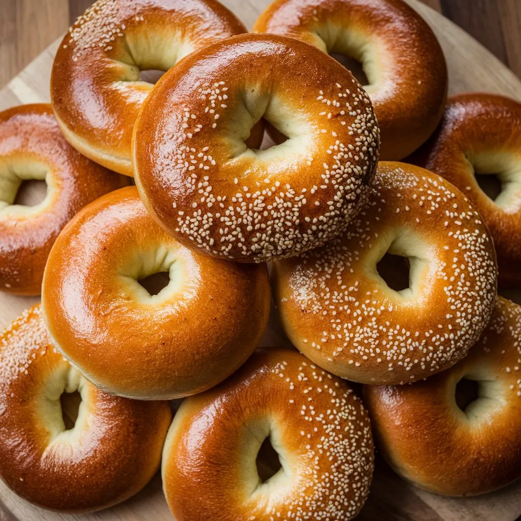 Sourdough Bagels