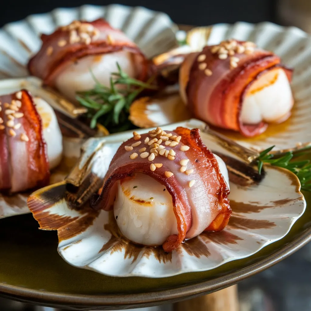 Bacon Wrapped Scallops