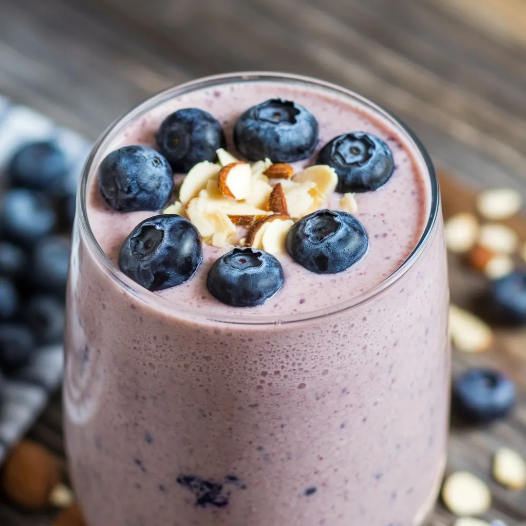 Blueberry Almond Smoothie