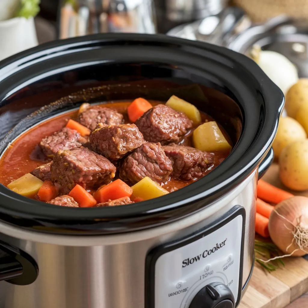 Easy Slow Cooker Hamburger Stew
"Hearty Ground Beef Soups in the Crock Pot"
"Ground Beef Crock Pot Recipes with Minimal Ingredients"
"Simple and Delicious Ground Beef Crock Pot Appetizers"
"Ground Beef Crock Pot Dishes for Tailgating Parties"