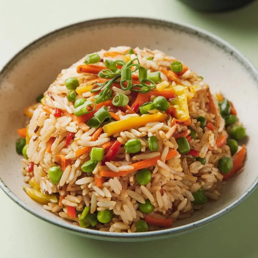 Extra Vegetable Fried Rice
#RiceLovers
#FamilyDinner
#FoodieFavorites