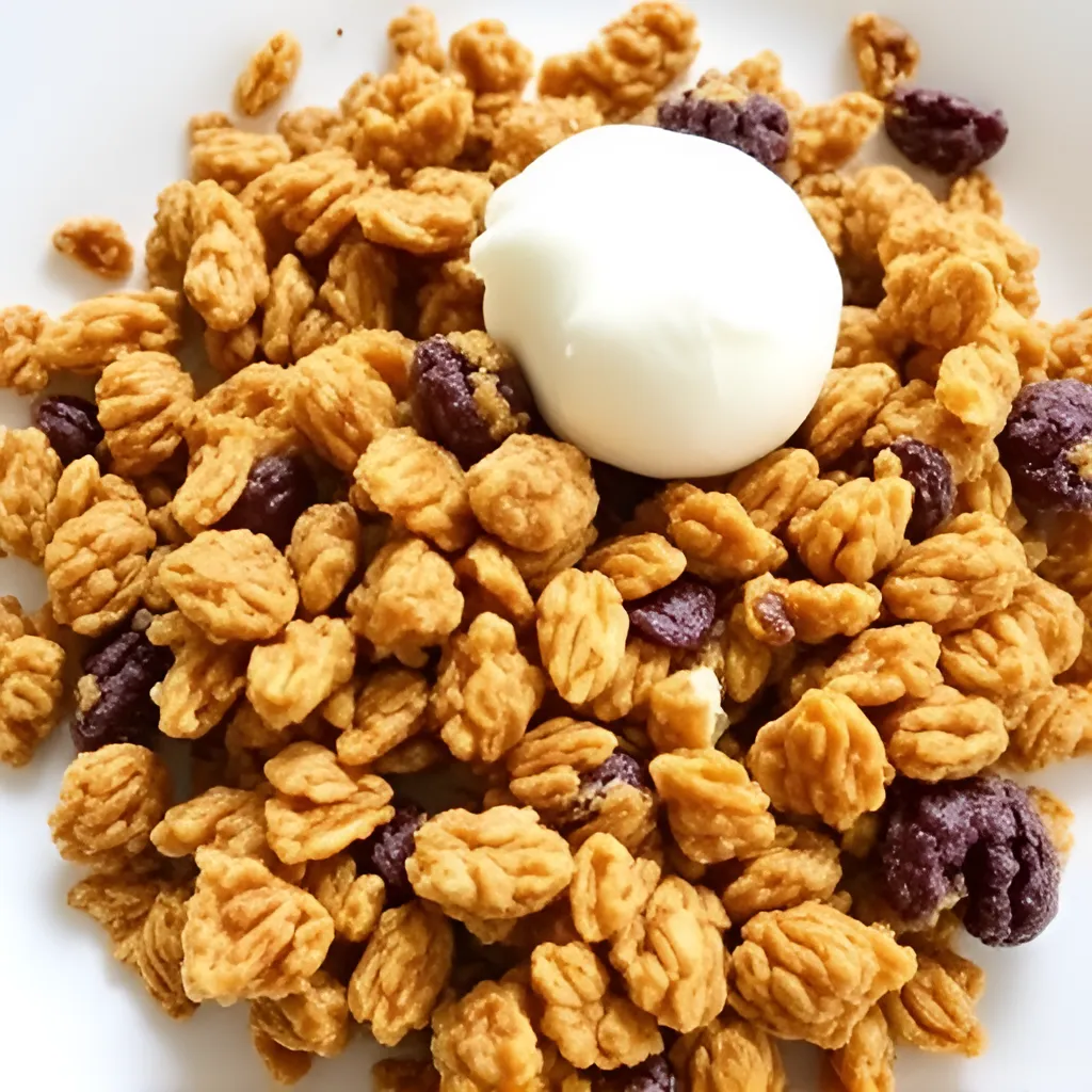 Clumpy Granola with Egg Whites
#Crunchy Snacks #Fennel and Chili Granola