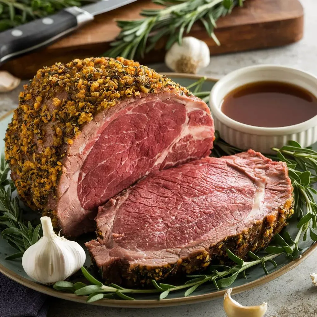 Garlic Herb Prime Rib with Beef Broth
"What herbs go with prime rib roast?"
"Easy garlic herb rub for prime rib"
"Perfect holiday garlic herb beef roast"
"Garlic herb seasoning for juicy prime rib"