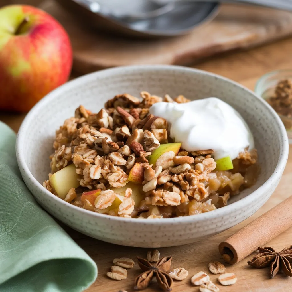 Healthy Apple Crisp "Apple crisp baking tips"
"Top-rated apple crisp recipes online"
"Healthy apple desserts under 200 calories"