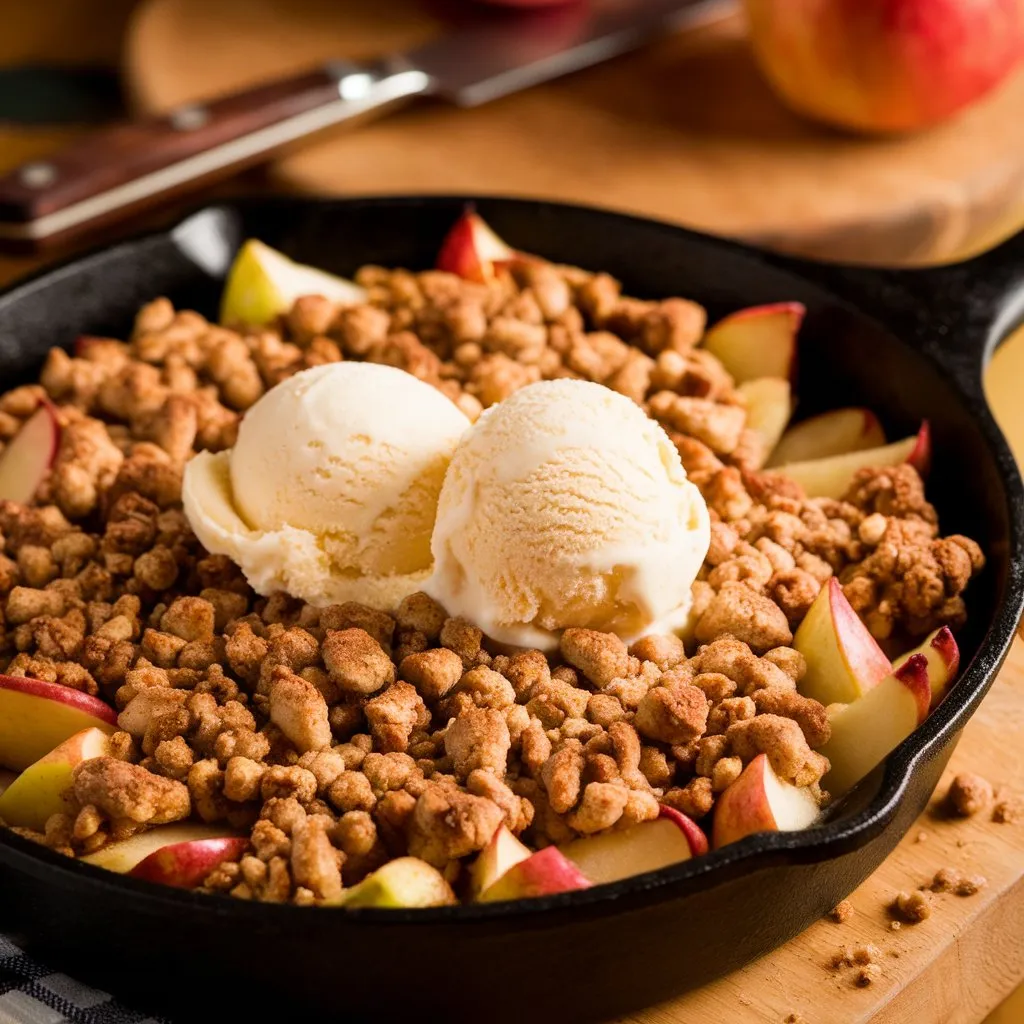 Mom's Famous Apple Crisp
Healthy baked apple dessert"
"Apples for baking desserts"