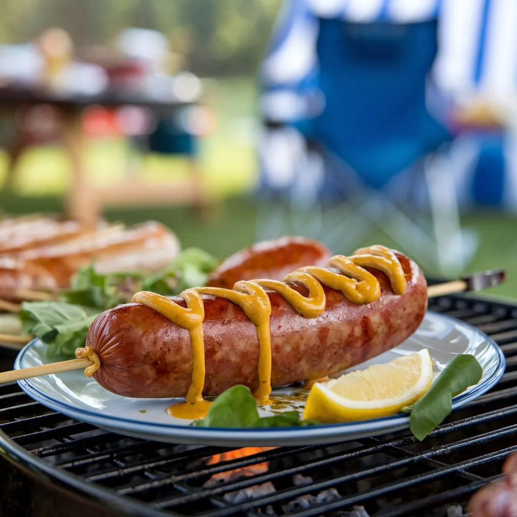 Smoked bratwurst