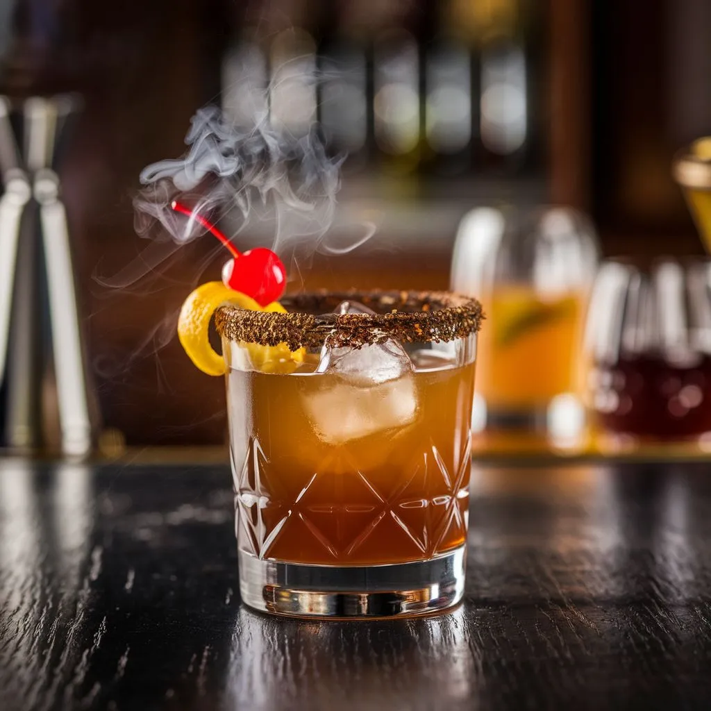 Smoked Old Fashioned without a Smoker
Smoked Old Fashioned cocktail history
Simple syrup for Smoked Old Fashioned
Smoked Old Fashioned with hickory smoke
Smoked Old Fashioned drink presentation tips