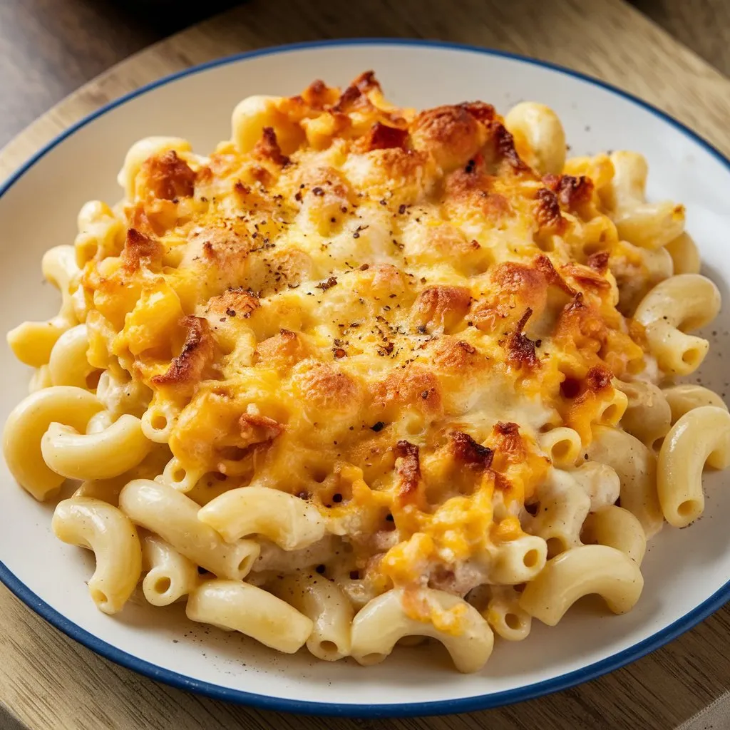 Tini’s Cheesy Mac & Cheese
tini mac and cheese with breadcrumbs Creamiest Mac and Cheese