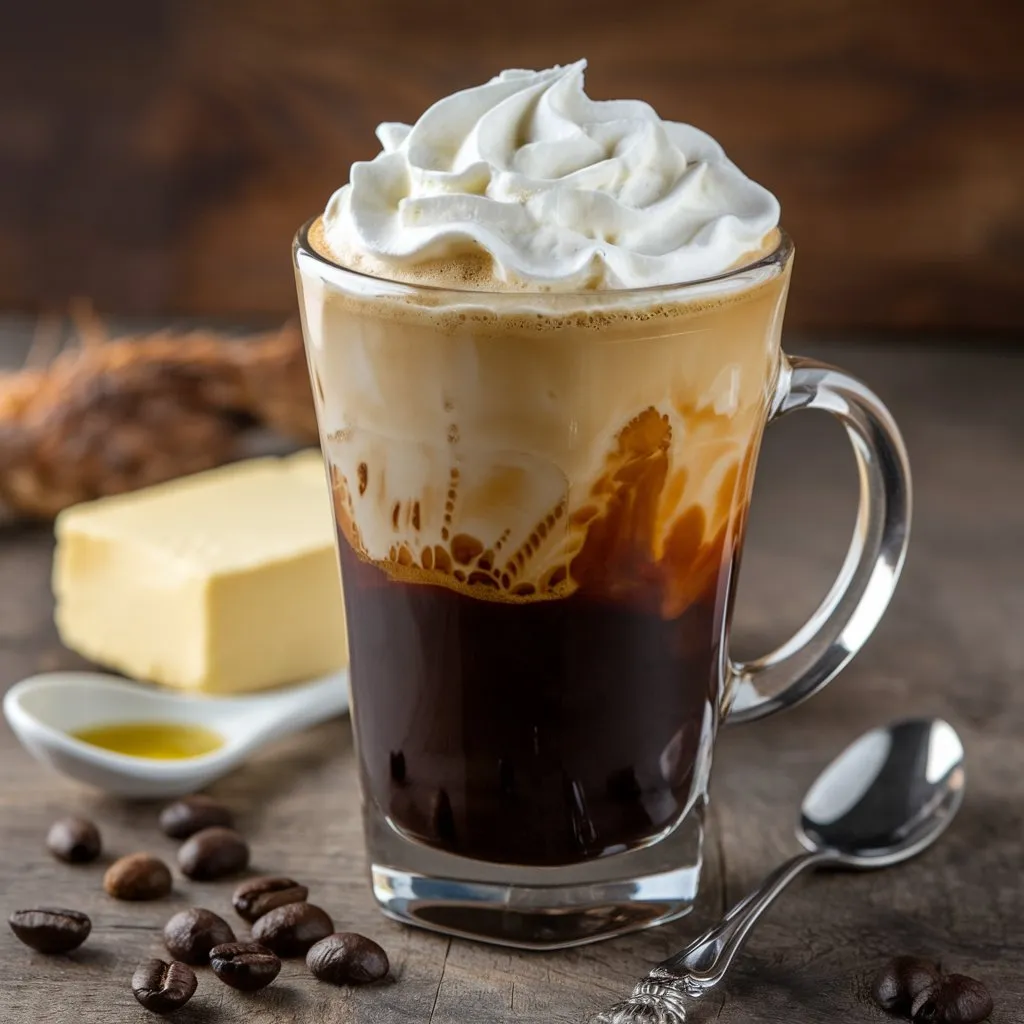 Bulletproof Coffee and a Cheese Stick