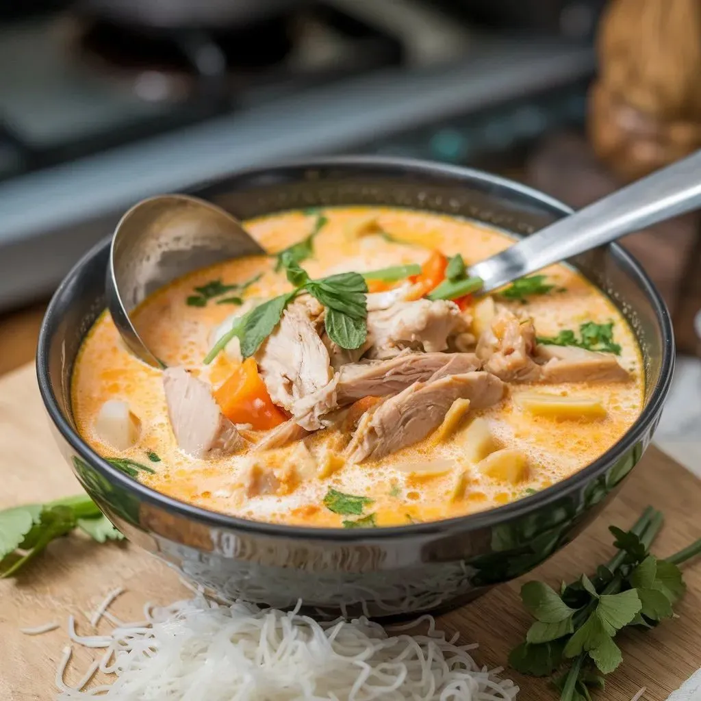 Coconut Chicken Soup with Rice
Leftover Chicken Gourmet Reinventions
Reimagining Rotisserie Chicken for New Flavors
Leftover Chicken Recipes for Savory Delights
Effortless Rotisserie Chicken Meal Prep