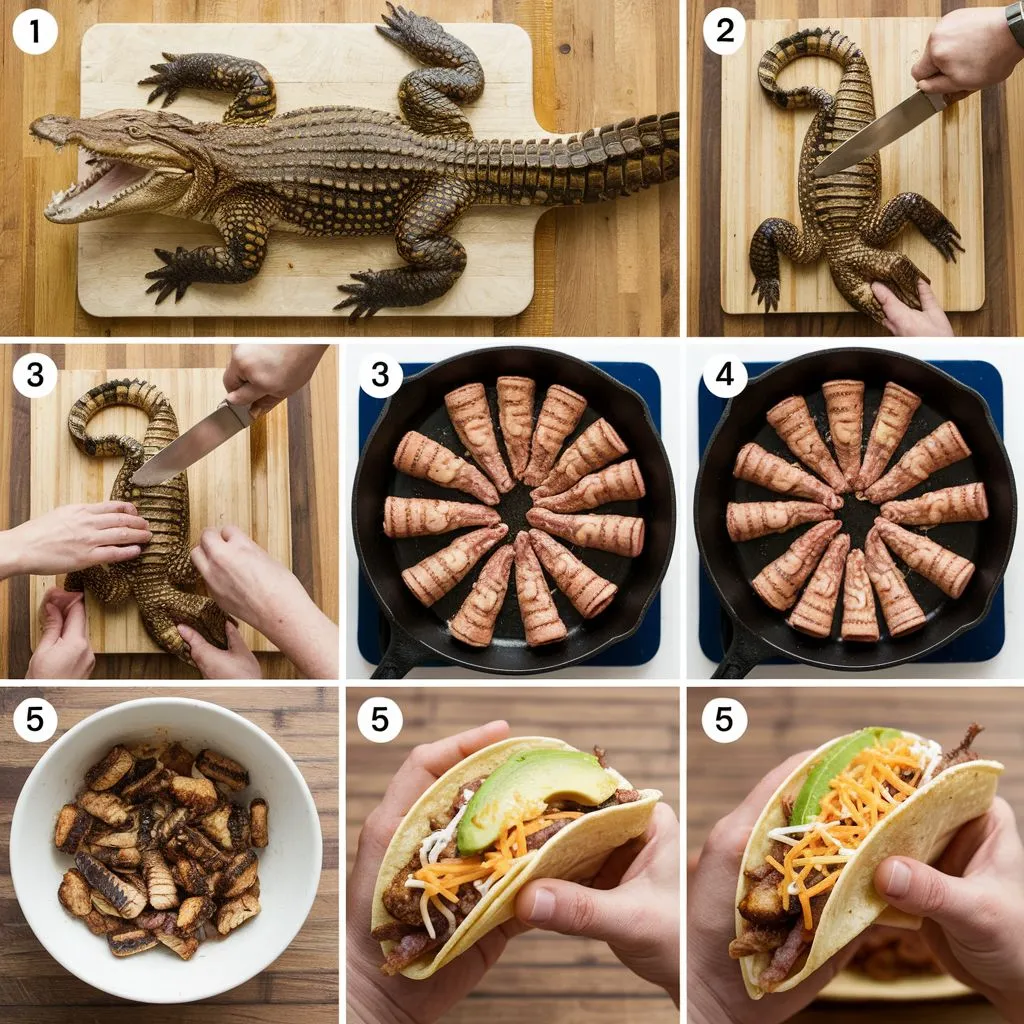 Crocodile Tacos Recipe