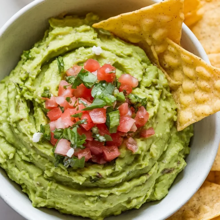 Easy 4-Ingredient Guacamole 
