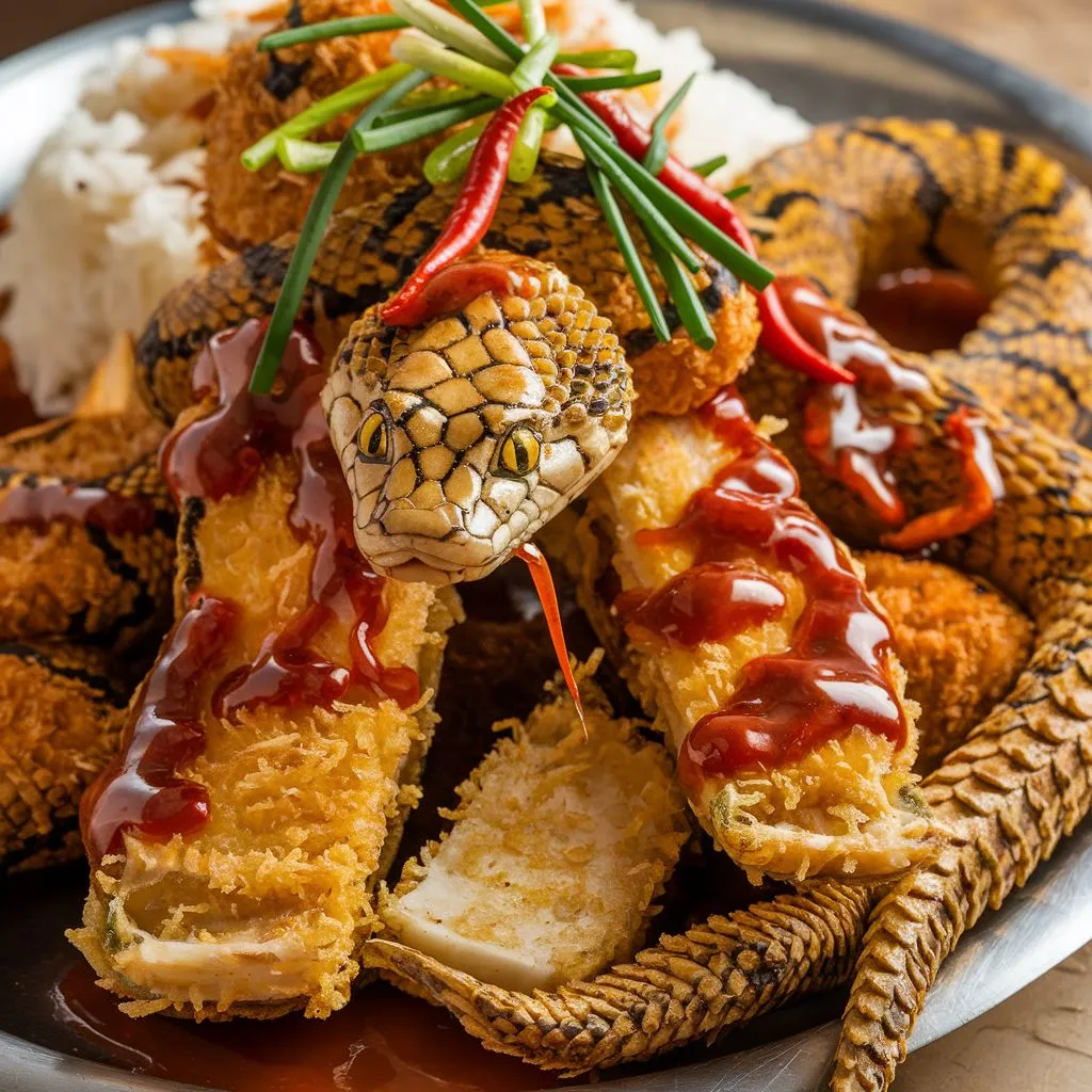 Hot and Spicy Fried Snake Recipe
How to marinate snake meat for grilling
What side dishes go with snake meat?
Can you cook snake meat in a pressure cooker?
What is the best way to fry snake meat?
How to debone snake meat for recipes