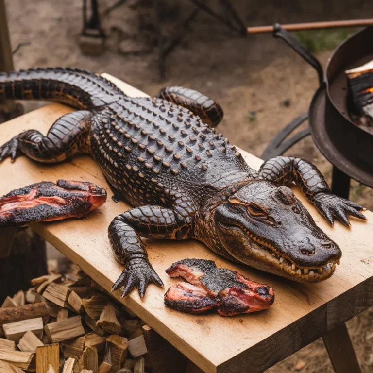 Whole Smoked Gator Recipe