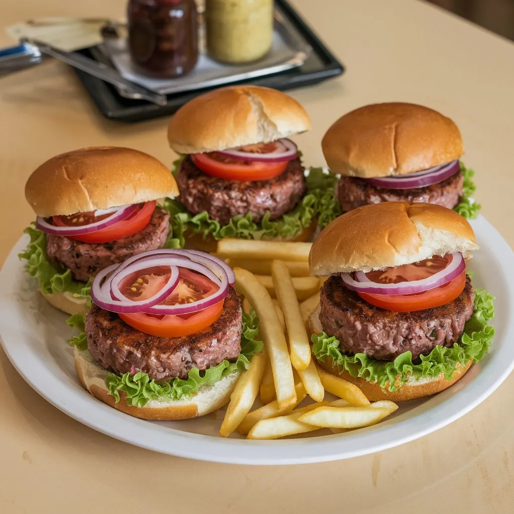 Camel Meat Burgers
#HeritageRecipes
#WildFlavors
#CamelMeatTasting